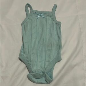 Old Navy Light Blue Textured Kids Bodysuit